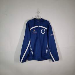 Mens Indianapolis Colts Football-NFL Authentic Windbreaker Jacket Size Medium
