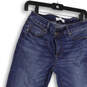 Womens Blue Denim Medium Wash Pockets Stretch Skinny Leg Jeans Size 24/4 image number 3