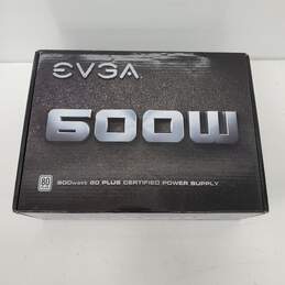 SEALED EVGA 600w 80 Plus Certified Power Supply