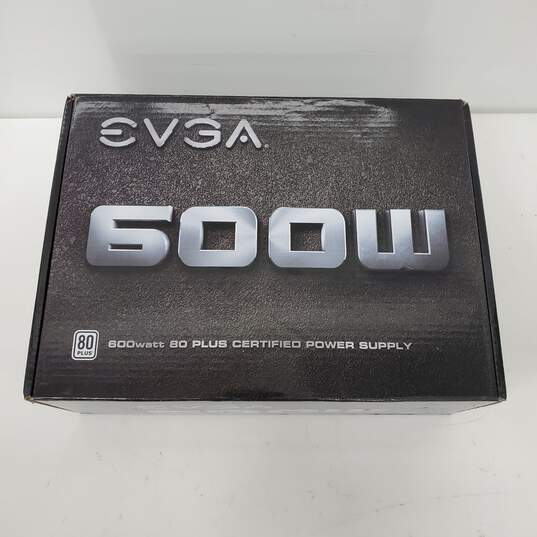 SEALED EVGA 600w 80 Plus Certified Power Supply image number 1