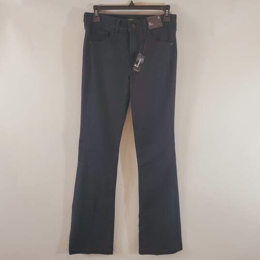 Express Women Black Flare Jeans 2L NWT image number 2