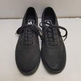 Vans Canvas Low Sneakers Black 6.5