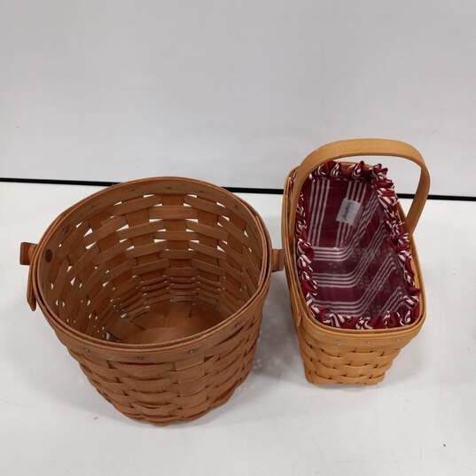 Bundle of Six Longaberger Baskets image number 3