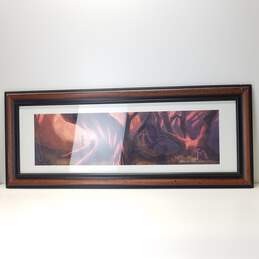 Rectangular Framed Limited Edition Lithograph
