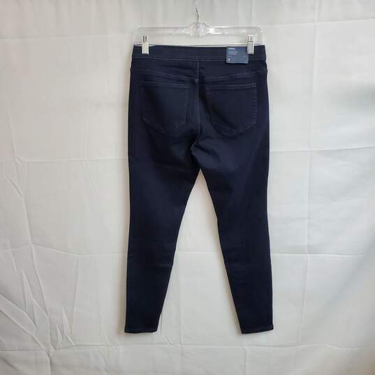 Buy the J. Jill Dark Blue Cotton Blend 5-Pocket Leggings WM Size 2