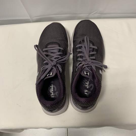 Purple Under Armor Low Top Running Shoes Size 8.5 image number 5
