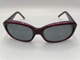 Womens DY 4048 3424/13 Purple Frame Polarized Square Sunglasses J-0533773-G