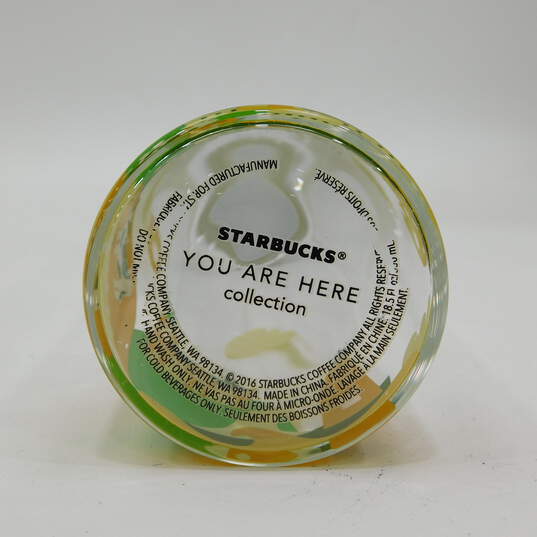 Starbucks You Are Here Collection 18.5 oz  Glass Water Bottle image number 4