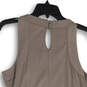 NWT Womens Purple Round Neck Back Keyhole Sleeveless Blouse Top Size XL image number 4