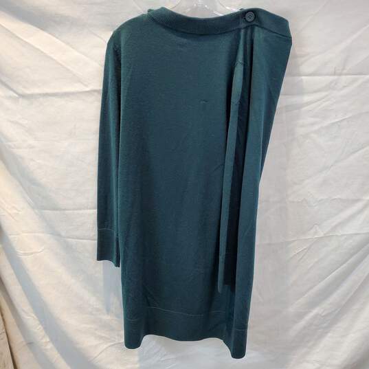 COS Wool Green Long Sleeve Sweater Dress Women's Size XS European image number 2