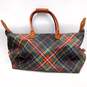 Dooney & Bourke Windsor Charcoal Plaid Large Weekender Bag image number 2