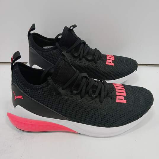 PUMA Women's Black & Pink Running Shoes Size 8.5 image number 3