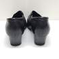 Clacks Black Leather Heels Women's Size 6M image number 4