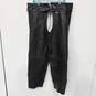 Harley Davidson Women's Black Leather Chaps Size 2W image number 1
