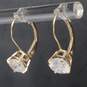 10K Yellow Gold CZ Earrings - 1.46g image number 4