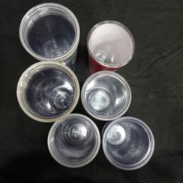 Box of 6 Starbucks Plastic Cups w/ Lids alternative image