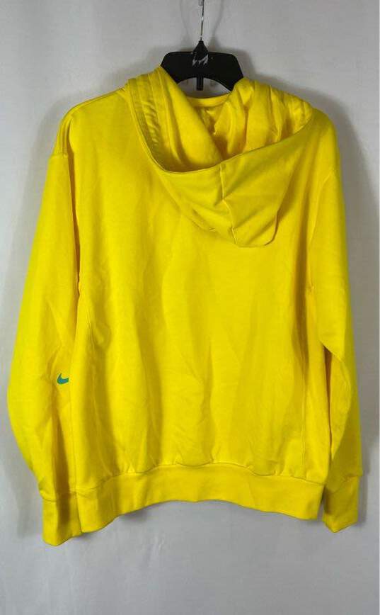 Nike Dri-Fit Yellow Hoodie - Size Small image number 5