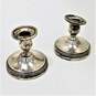 International Silver Prelude N212 Weighted Sterling Candlesticks 610 grams image number 1