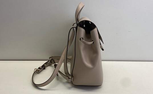 Kate Spade Lizzie Beige Leather Small Backpack Bag image number 4