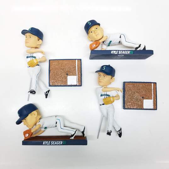 Seattle Mariners Kyle Seager Bobblehead SET of 4 Root Sports image number 2