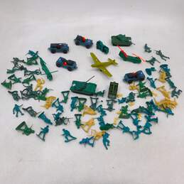 Tim-Mee Lot of Plastic Army Soldiers & Military Vehicles