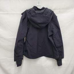 Carhartt WM's Black Waterproof Breathable Hooded Rain Coat Size L R alternative image