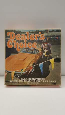 Dealer's Choice Parker Brothers Wheeling Dealing Used Car Game
