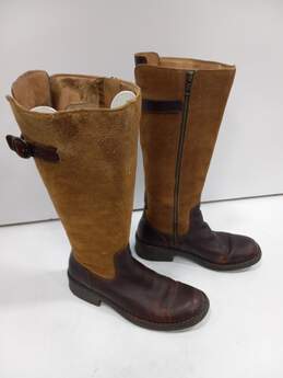 Women's Brown Leather Born Size 7.5 Boots alternative image