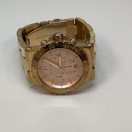 Designer Michael Kors MK-5314 Gold-Tone Strap Chronograph Analog Wristwatch alternative image
