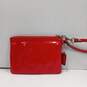 3 Authentic COACH Red, Brown and Black Wristlet image number 10