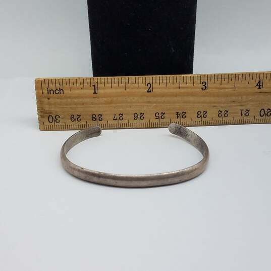 Sterling Silver Solid 5" Cuff Bracelet 12.4g image number 6