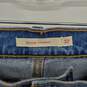 Levi's Blue Cotton High Rise Wedgie Straight Jeans WM Size 32 NWT image number 3