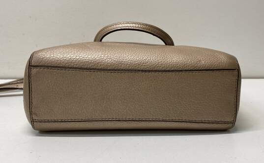 COACH F29639 Mini Kelsey Bronze Leather Shoulder Satchel Bag image number 5