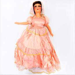 Vintage Large European Boudoir Doll