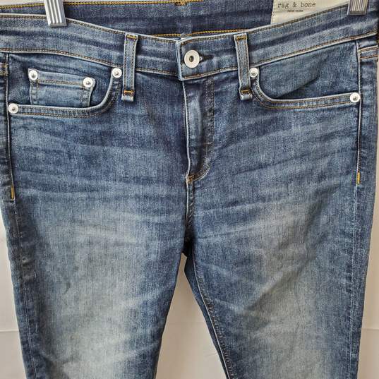 Women's Rag & Bone New York Distressed Skinny Jeans Size 26 image number 2