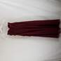 Celebrate Womens Red Wine Bridal Dress S6 NWT image number 2
