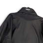 NWT Mens Black Long Sleeve Mock Neck Full-Zip Windbreaker Jacket Size Large image number 4