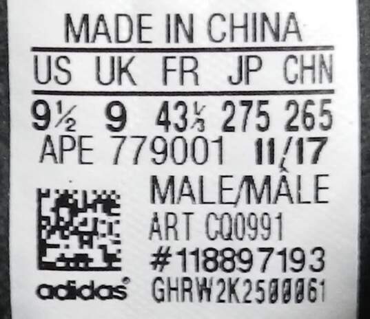 adidas Crazy BYW LVL 1 Black White Men's Shoe Size 9.5 image number 7