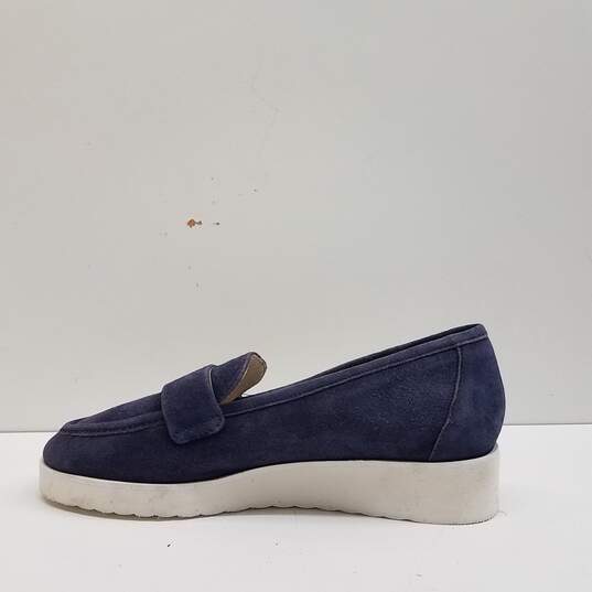 Amalfi By Rangoni Blue Suede Women Penny Loafers US 6.5 image number 2