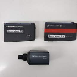 Lot of 3 Sennheiser RX & TX EM100 Wireless Microphones & SKP G3 Wireless Audio Plug On Transmitter / Untested