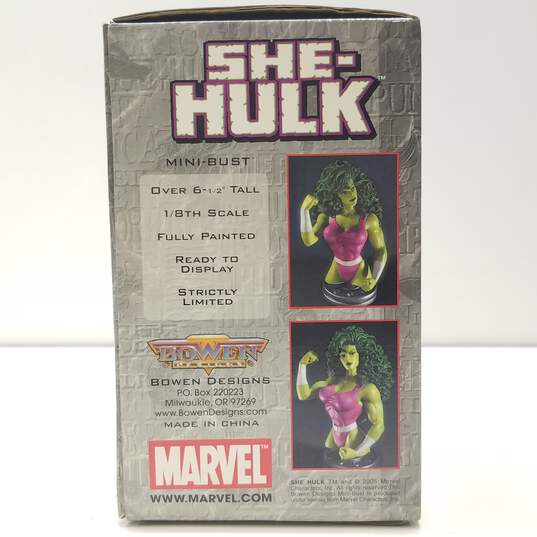 Bowen Designs She-Hulk Marvel Mini Bust #1391 /3000 Avengers IOB image number 11
