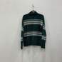NWT Womens Green White Long Sleeve Turtleneck Pullover Sweater Size Medium image number 2
