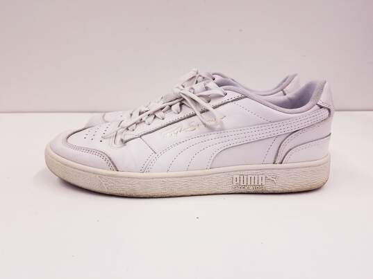 Puma Ralph Sampson Low Puma White Casual Shoes Men's Size 9.5 image number 3