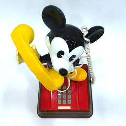 VNG The Mickey Mouse Phone Landline Rotary Dial Telephone Disney UNTESTED alternative image