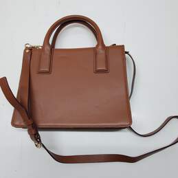 Nordstrom Brown Toffee Leather Crossbody Bag