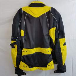 Men's SPIDI motorcycle riding technical padded jacket yellow black 3XL alternative image