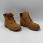 Timberland Mens 6 Inch Premium Brown Leather Lace-Up Ankle Combat Boots Size 5.5 image number 3