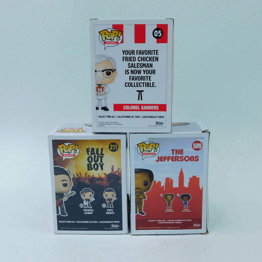 Funko Pops Fall Out Boy Pete Wentz KFC Colonel Sanders The Jeffersons image number 3