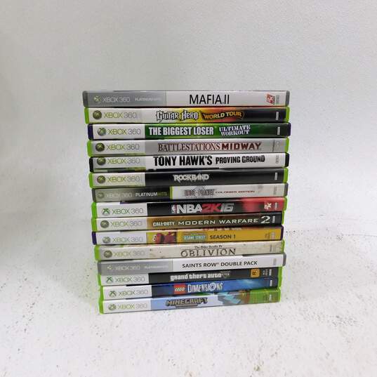 Lot of 15 Microsoft xbox 360 games image number 1