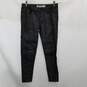 Giordano Women's Black Python Print Low Rise Skinny Tapered Pants Size 24 image number 1